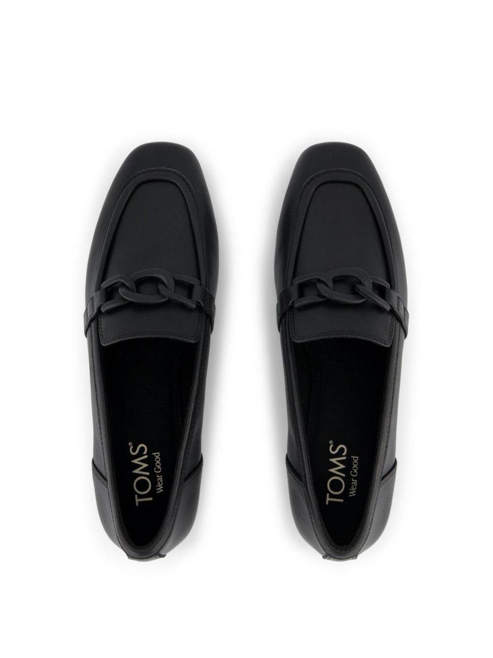 BNIB Toms Womens Black Lynette Chain Loafer 8.5 - Picture 5 of 6